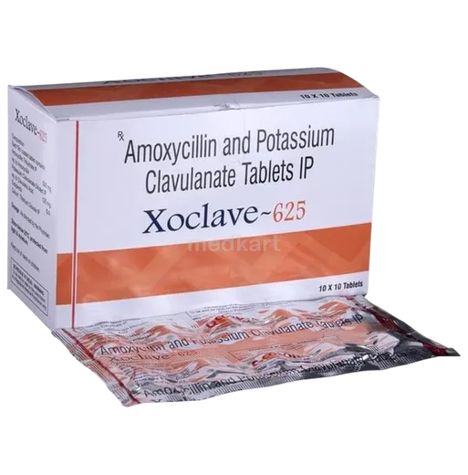 xoclave 625mg tablet 10's